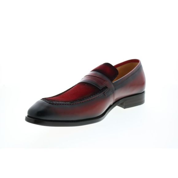 Carrucci Mens KS478-120SC Red Shoes (NWT) - Picture 4 of 7